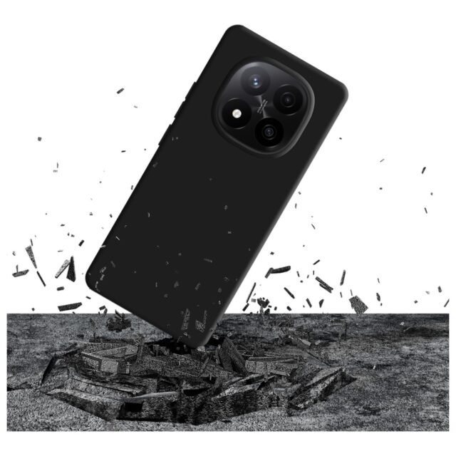 3MK Silicone Case for Xiaomi Redmi   Note 14 Pro+ black - imagine 3