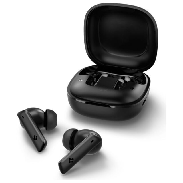 TWS Headphones Spigen SA2402 ANC PRO black - imagine 2