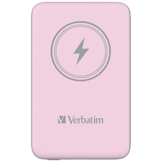 Verbatim Wireless Magnetic Power Bank `n` Go 15W 10000mAh pink 32248 - imagine 2