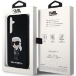 Karl Lagerfeld KLHCS24MSNIKBCK S24+ S926 hardcase black Silicone Ikonik - imagine 8