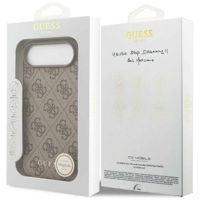 Guess 4G Charms Collection MagSafe case for iPhone Air brown - imagine 7