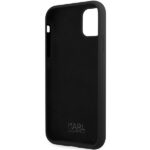 Karl Lagerfeld KLHCN61SKSVGK iPhone 11 /Xr  6.1" black hardcase Silicone Signature - imagine 7