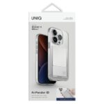 UNIQ case Air Fender ID iPhone 15 Pro 6.1" nude transparent Cardslot - imagine 2