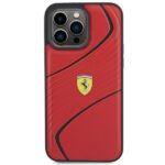 Ferrari FEHCP15XPTWR iPhone 15 Pro Max 6.7" red hardcase Twist Metal Logo - imagine 3