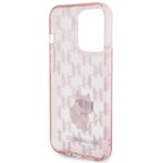 Karl Lagerfeld KLHCP15XHNCMKLP iPhone 15 Pro Max 6.7" pink hardcase Monogram Choupette - imagine 7
