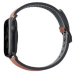 UNIQ Straden Strap Apple Watch Series1-8/SE/SE2/SE3/Ultra1/2/3 42/44/45/49 Leather Hybrid Strapbrown - imagine 2