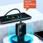USAMS Wall Charger 1xUSB-C + 1xUSB T40 20W LED (only head) PD3.0 + QC3.0 Fast Charging black CC133T - imagine 5