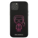 Karl Lagerfeld KLHCP12LPCUIKPI iPhone 12 Pro Max 6,7" pink hardcase Karl Ikonik Outline - imagine 3