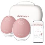 Momcozy M9 Double Electric Breast Pump Red, 150ml