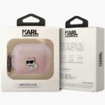Karl Lagerfeld KLAP2HNCHTCP Airpods Pro 2 (2022/2023) cover pink Ikonik Choupette - imagine 4