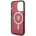Ferrari FEHMP14XURKR iPhone 14 Pro Max 6.7" red hardcase Translucent Magsafe - imagine 7