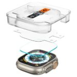 Spigen Glas.TR Apple Watch Ultra 49mm 2-Pack "EZ FIT" AGL05556 tempered glass - imagine 5