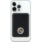 Guess Induction Powerbank 5W GUPBM3AL4DMK 3000mAh black MagSafe 4G Strassed Metal Logo - imagine 2
