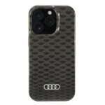 Audi IML Stitching Pattern MagSafe iPhone 16 Pro 6.3" black hardcase AU-IMLMIP16P-Q5/D3-BK