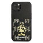 Karl Lagerfeld KLHCP13MCANCNK iPhone 13/ 14 / 15 6,1" hardcase black Karlimals Cardslot - imagine 3