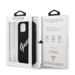 Guess GUHCP12LLSVSBW iPhone 12 Pro Max 6,7" black white hardcase Silicone Vintage - imagine 8