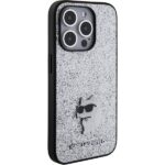 Karl Lagerfeld KLHCP15XGCNPSG iPhone 15 Pro Max 6.7" silver hardcase Fixed Glitter Choupette - imagine 4