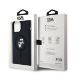 Karl Lagerfeld KLHMP13LSCMKCRHK iPhone 13 Pro / 13 6.1" black hardcase Silicone Karl & Choupet - imagine 8