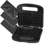 Extralink Smart Life Grill Sandwich & Waffle Maker SJ-37A, 1000W, Grill Toaster with 3 Interchangeable Plates - imagine 2