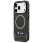 BMW M IML Metal Buttons & Logo MagSafe Case for iPhone 17 Pro Black / Blue - imagine 2