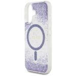 Guess HC Resin Bottom Glitter case for iPhone 16 MagSafe purple - imagine 6