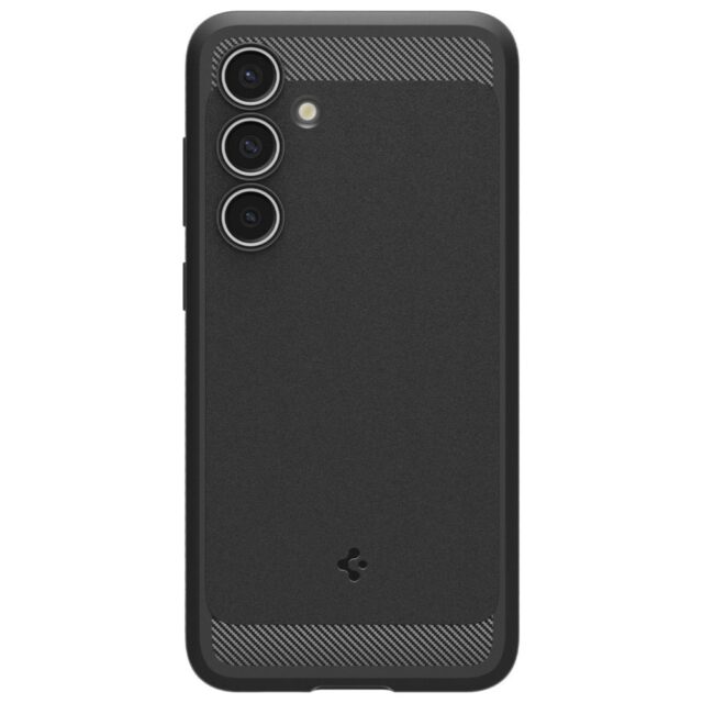 Spigen Rugged Armor Case for Samsung Galaxy S24 FE Black - imagine 2