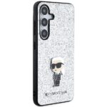 Karl Lagerfeld KLHCS24SGCNPSG S24 S921 silver hardcase Fixed Glitter Ikonik Logo Metal Pin - imagine 4