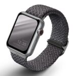 UNIQ Aspen Strap Apple Watch 40/38/41 mm Series 1/2/3/4/5/6/7/8/SE/SE2/SE3 Braided granite grey