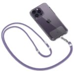 Spigen Universal Strap Set Crossbody & Wrist phone lanyard set deep purple AFA08363 - imagine 5