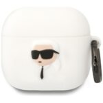 Case Karl Lagerfeld 3D Silicone NFT for AirPods 4 white