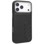 Case Audi TT Synthetic Leather MagSafe for iPhone 17 Pro black - imagine 3