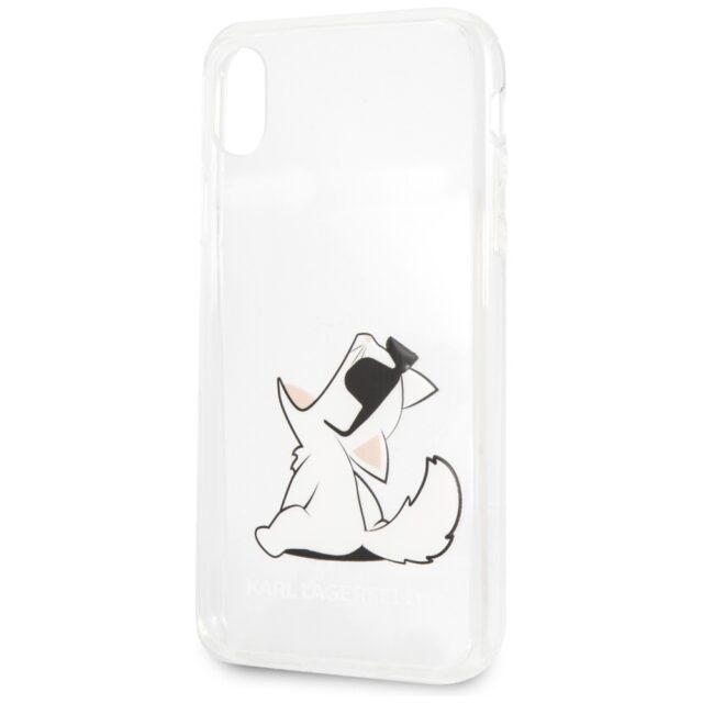 Karl Lagerfeld KLHCI61CFNRC iPhone Xrh ardcase transparent Choupette Fun - imagine 3
