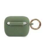 Guess GUACAPSILGLKA AirPods Pro cover khaki Silicone Glitter - imagine 2