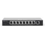 Ruijie Reyee RG-ES209GC-P | Switch | 9x RJ45 1000Mb/s, 8x PoE+, 120W, cloud management