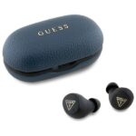 Guess Bluetooth headphones GUTWSPGTSPSB TWS + docking station blue Grained Classic Logo