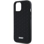 DKNY DKHCP15M3DRPWK iPhone 15 Plus / 14 Plus 6.7" black hardcase 3D Rubber Repeat Pattern - imagine 6