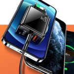 USAMS Wall Charger 1xUSB-C + 1xUSB T40 20W LED (only head) PD3.0 + QC3.0 Fast Charging black CC133T - imagine 8