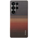 Case PITAKA Moonrise Tactile Woven MagSafe for Samsung Galaxy S25 Ultra sunset - imagine 2