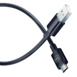 3MK Hyper Cable USB-A - Micro USB1.2m 5V 2,4A Black cable - imagine 5