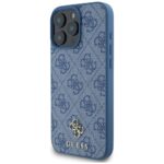 Case Guess HC PU 4G Small 4G and Classic for iPhone 16 Pro Max MagSafe blue - imagine 2