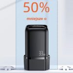 USAMS Wall Charger 1xUSB-C + 1xUSB T46 33W (only head) PD3.0 + QC3.0 Fast Charging white CC152TC02 - imagine 4