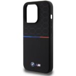 BMW BMHMP15L22SMPK iPhone 15 Pro 6.1" black hardcase M Silicone Pattern MagSafe - imagine 6