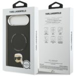 Karl Lagerfeld Karl Pin MagSafe Case for iPhone Air Black - imagine 8