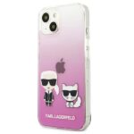 Karl Lagerfeld KLHCP13MCKTRP iPhone 13 / 14 / 15 6,1" hardcase pink Karl & Choupette - imagine 2