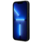 BMW BMHMP14L22PTDK iPhone 14 Pro 6,1" black Leather Stamp Tricolor Magsafe - imagine 5