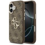 Case Guess 4G Big 4G Classic Logo for iPhone 17 brown gold