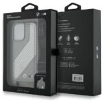BMW BMHCP16S23PSCCG iPhone 16 6.1" grey hardcase M Edition Carbon Stripe & Strap - imagine 7