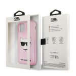 Karl Lagerfeld KLHCN61CHTUGLP iPhone 11 6,1" / Xr pink hardcase Glitter Choupette - imagine 8