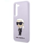 Karl Lagerfeld KLHCS23SSNIKBCU S23 S911 hardcase purple Silicone Ikonik - imagine 6