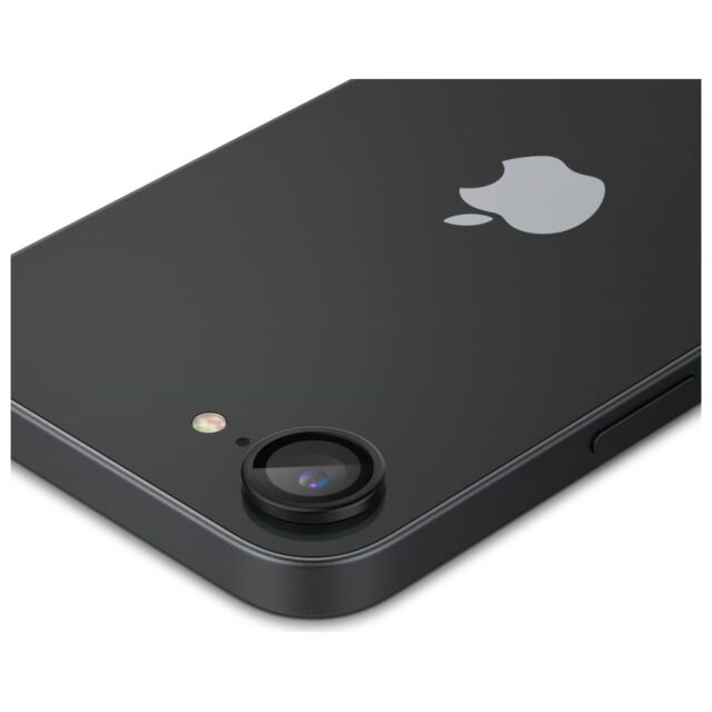 Camera cover Spigen Optik Pro Glas.TR  "EZ FIT" Camera Protector 2pcs for iPhone 16e black - imagine 4